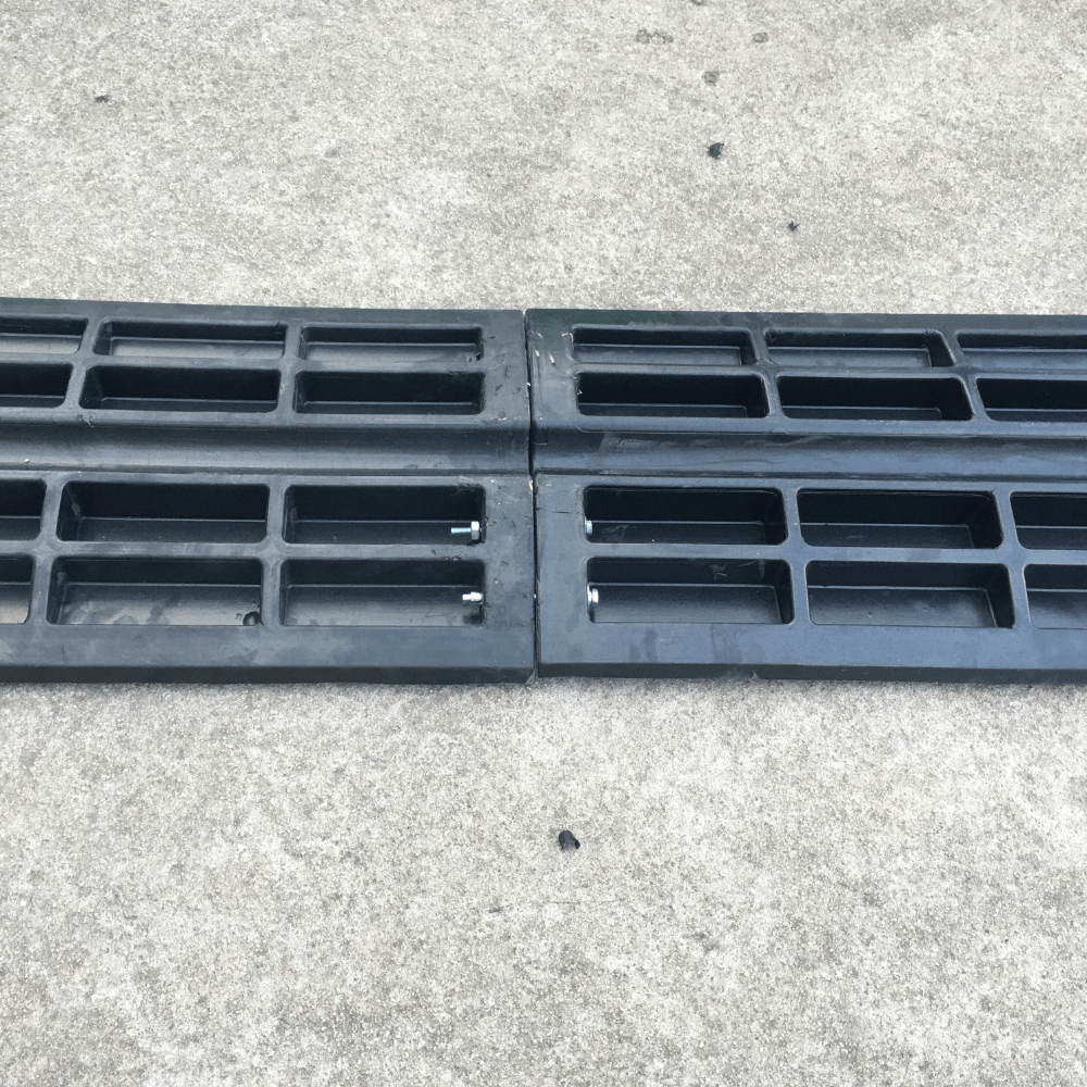 Heeve Traffic Control & Parking Equipment Heeve Premium Driveway Rubber Kerb Ramp 4.8m Kit for Rolled-Edge Kerb
