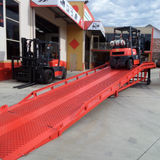 Niuli Loading Dock & Warehouse Niuli 10-Tonne Full-Size Steel Forklift Dock Ramp / Yard Ramp