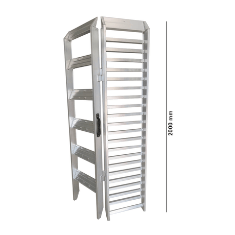 Heeve Motorcycle Ramp 2m Heeve 500kg Folding Motorcycle Ramp with Premium Walk Ramp