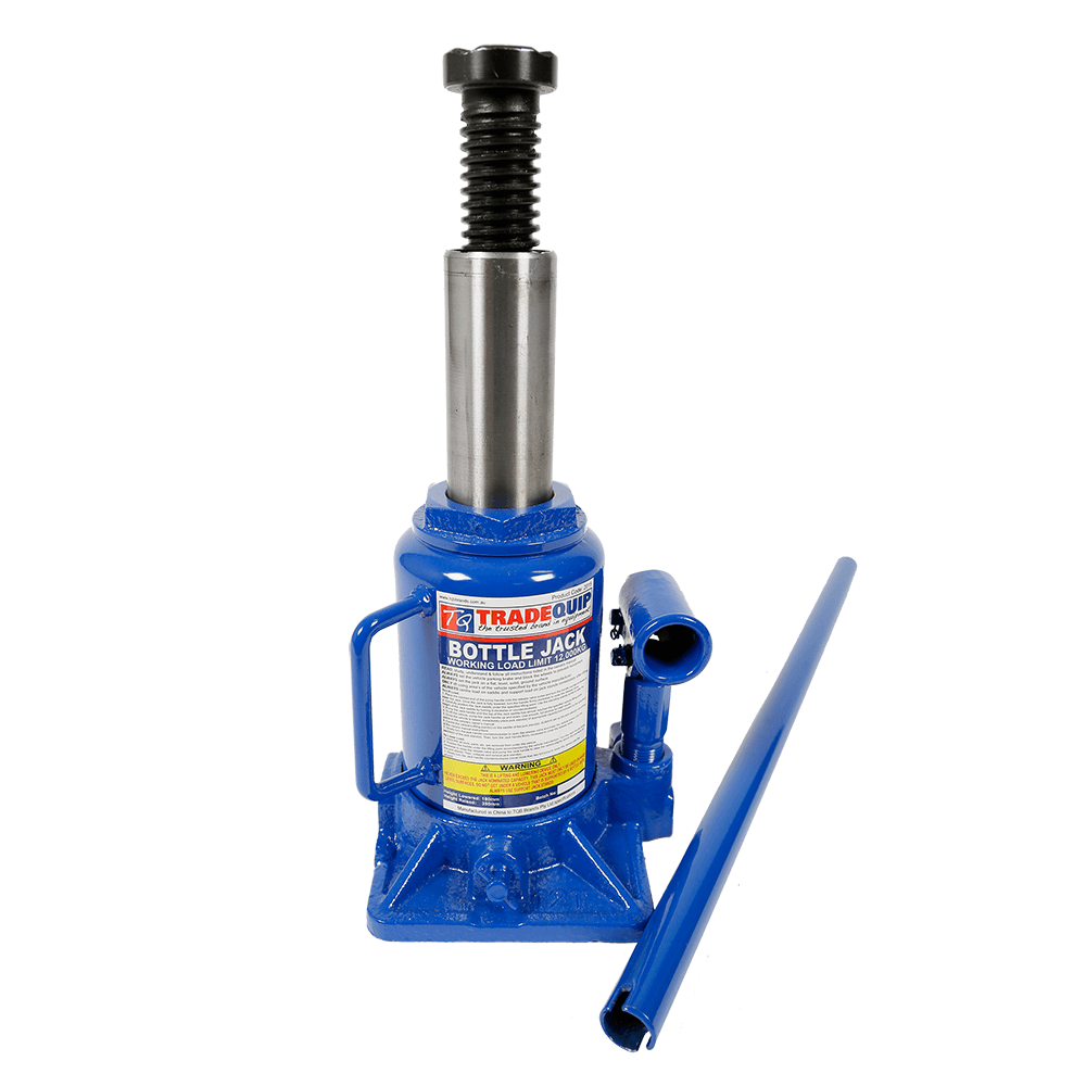 TradeQuip Low Profile Bottle Jack Squat Hydraulic, 12 Tonne - TradeQuip - Ramp Champ