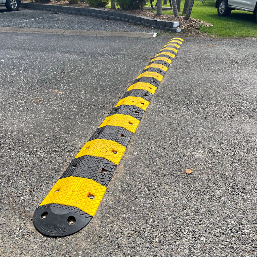 Barrier Group Traffic Control & Parking Equipment Barrier Group Slo-Motion Compliance Polyethylene Speed Hump