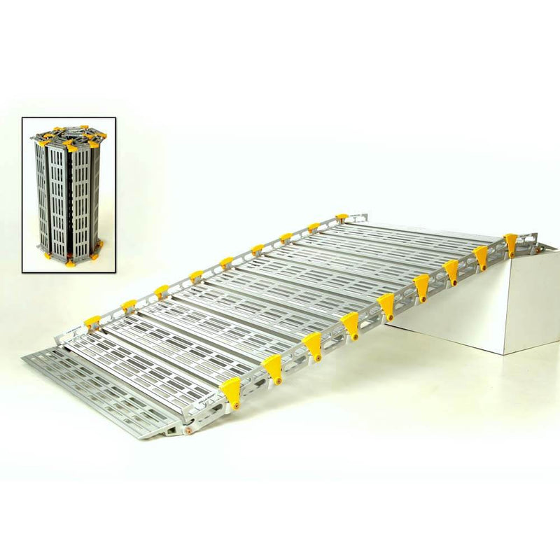Rolling Loading Ramp Roll-A-Ramp 915mm Portable Roll-Up Aluminium Ramp, 450kg Capacity ...