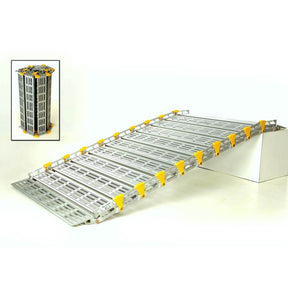 Mobility Plus Van & Vehicle Ramps 1 metre Roll-A-Ramp 915mm Portable Roll-Up Aluminium Ramp, 450kg Capacity