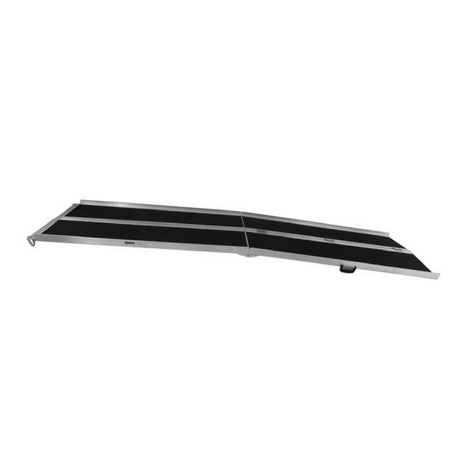 Heeve Heavy Duty Heeve Aluminium Multi-Fold Super-Grip Walk Ramp, 272kg Capacity