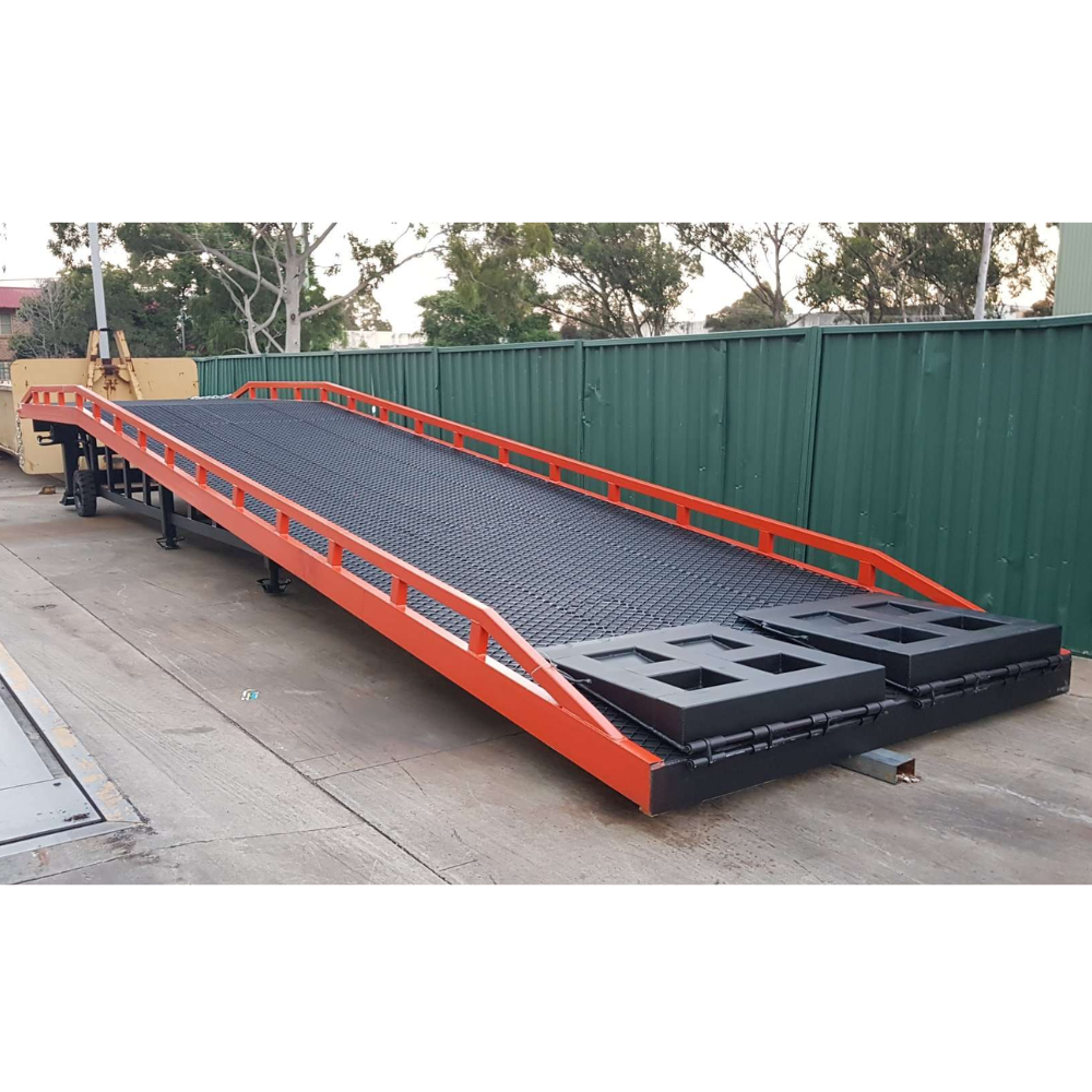 Niuli Loading Dock & Warehouse Niuli 16-Tonne Full-Size Steel Forklift Dock Ramp / Yard Ramp