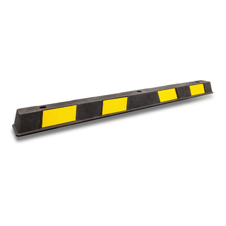 Heeve Traffic Control & Parking Equipment Heeve Rubber Wheel Stops with Glass Bead Reflector