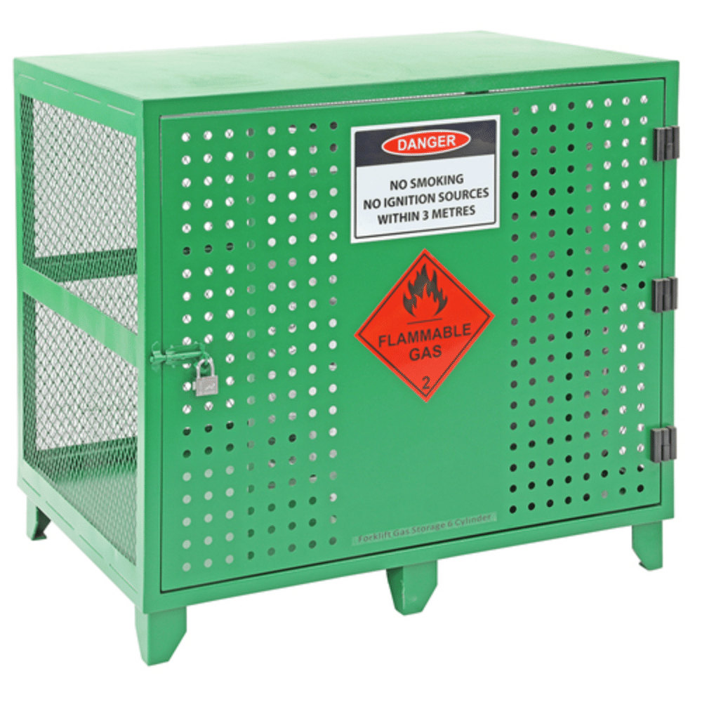 Stormax Workshop Equipment 6 Cylinder Stormax Forklift Gas Storage Cages