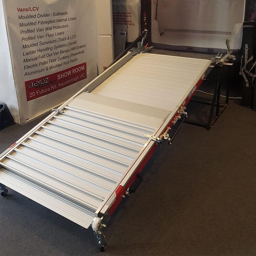 WM System Aluminium AL-Van Ramp with Swivel, 400kg capacity 3rd-Pc Ext - WM System - Ramp Champ