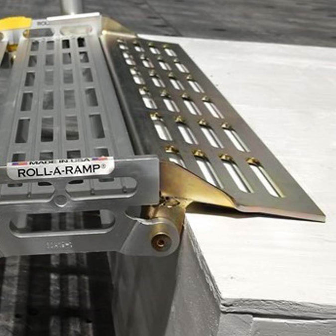 Roll Ramps Roll-A-Ramp 915mm Portable Roll-Up Aluminium Ramp, 450kg Capacity ...