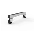 Barrier Group Traffic Control & Parking Equipment Barrier Group Port-a-Guard Maxi Replacement Foot with 2 Castors