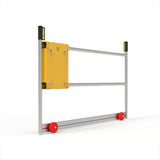 Barrier Group Car & Truck Barrier Group Ball Fence Roller Gate Opening - Safety Yellow