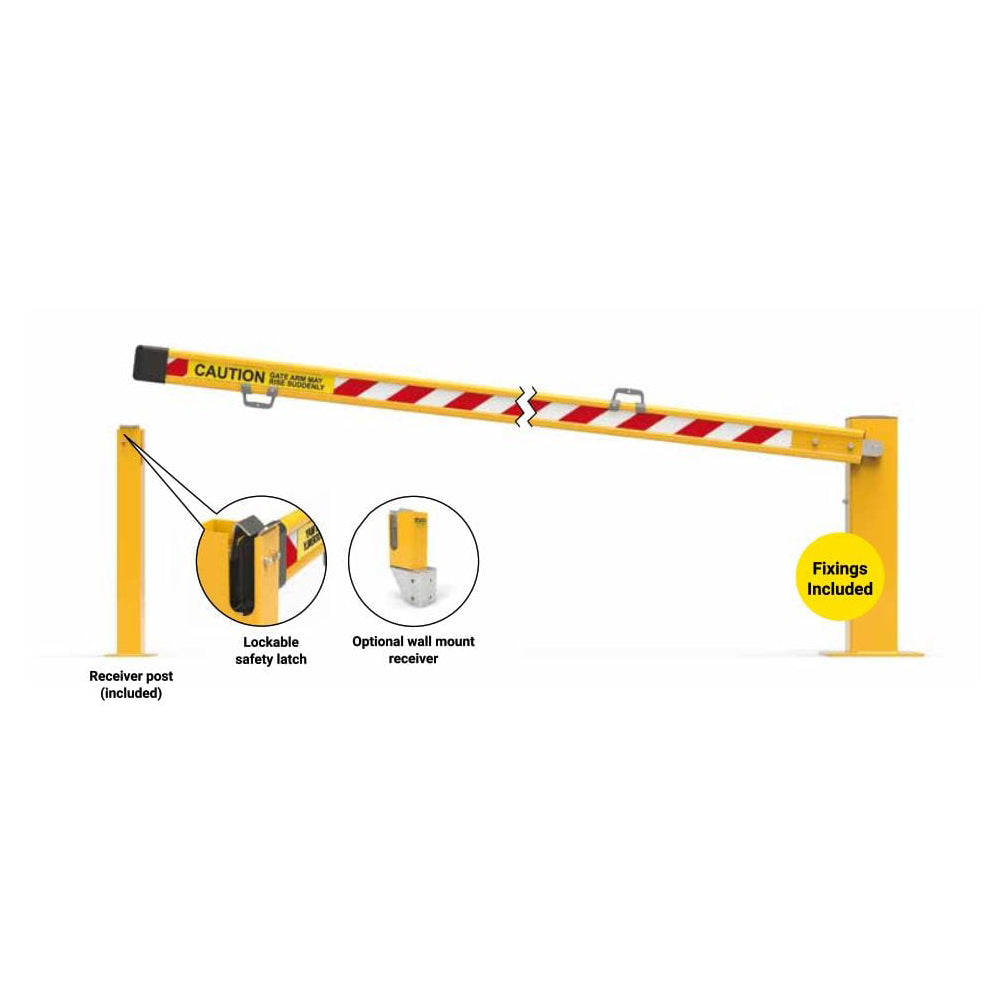 Barrier Group Road & Traffic Barrier Group Dock-Safe Spring Assisted Manual Boom Gate