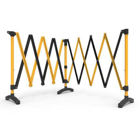 Barrier Group Traffic Control & Parking Equipment Barrier Group Port-a-Guard Flexi Expandable Barrier 5m - Black/Yellow