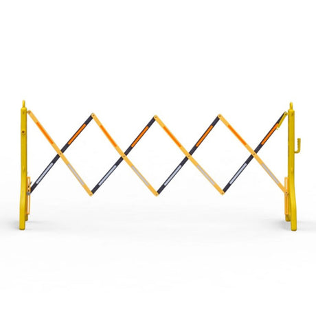 Barrier Group Traffic Control & Parking Equipment Barrier Group Port-a-Guard Lightweight Expandable Barrier 2.4m - Black/Yellow