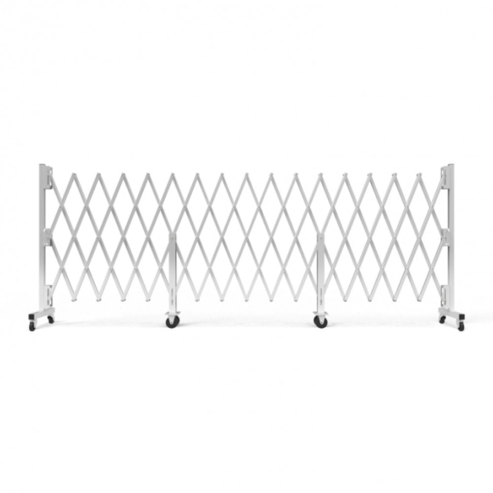 Barrier Group Traffic Control & Parking Equipment Barrier Group Port-a-Guard Maxi 1430mm x 6.7m Expandable Barrier - Aluminium and Galvanised Steel