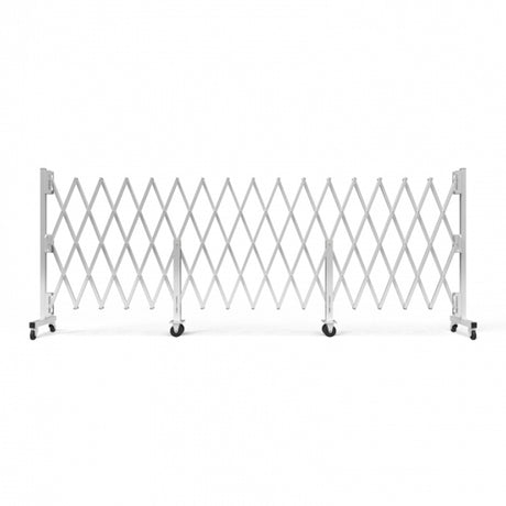 Barrier Group Traffic Control & Parking Equipment Barrier Group Port-a-Guard Maxi 1430mm x 6.7m Expandable Barrier - Aluminium and Galvanised Steel