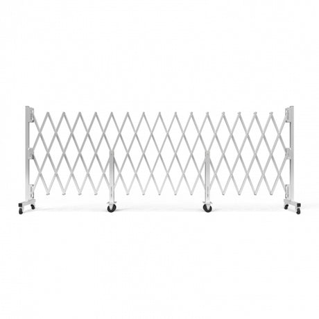 Barrier Group Traffic Control & Parking Equipment Barrier Group Port-a-Guard Maxi 1800mm x 7.8m Expandable Barrier - Aluminium and Galvanised Steel