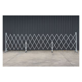 Barrier Group Traffic Control & Parking Equipment Barrier Group Port-a-Guard Maxi 1800mm x 7.8m Expandable Barrier - Aluminium and Galvanised Steel