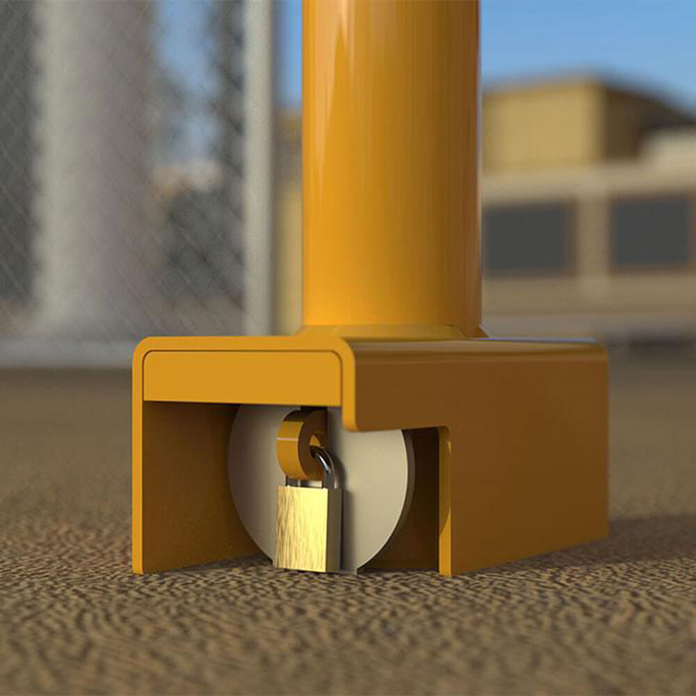 Locking Ramp Coupling Threaded Barrier Group Shared Locking Heavy Duty Removable Bollard – Ramp Champ