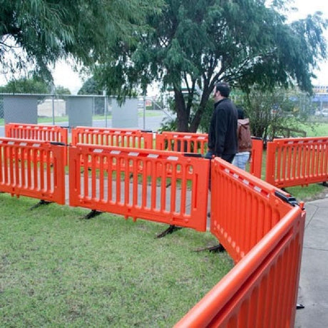 Barrier Group Crowd-Q Modular Pedestrian Separation Fence - Barrier Group - Ramp Champ