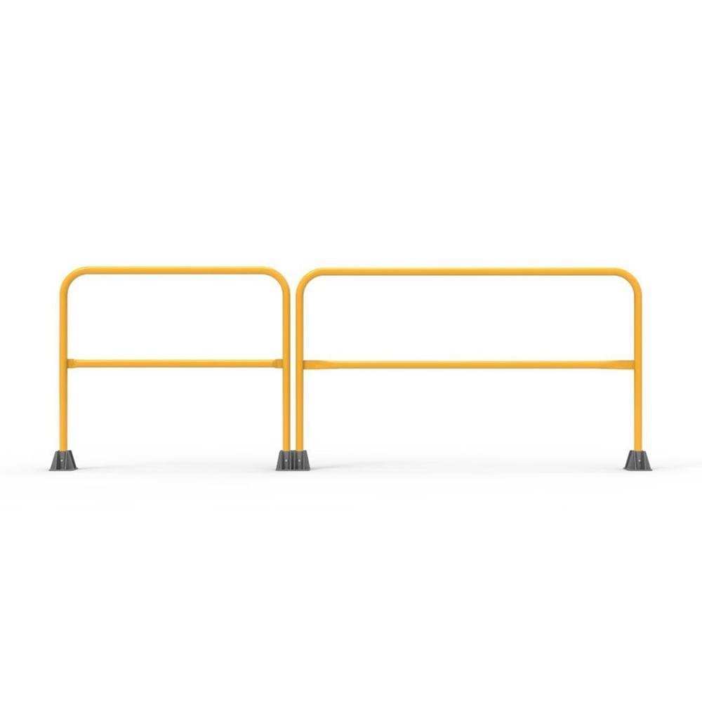Double Safety Railing Barrier Group Double Safety Rail - Safety Yellow – Ramp Champ