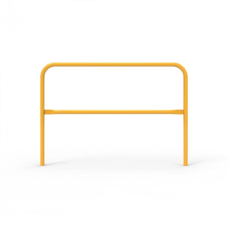 Double Safety Railing Barrier Group Double Safety Rail - Safety Yellow – Ramp Champ