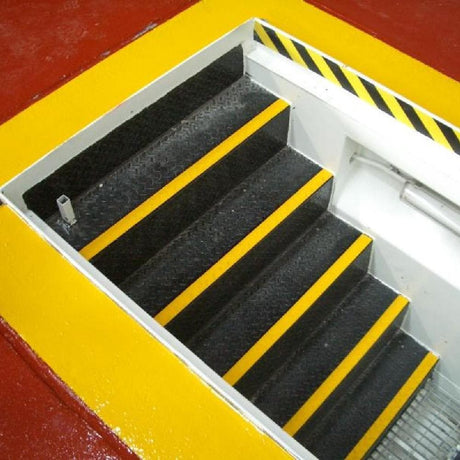Barrier Group FRP Stair Nosing - Anti-Slip, Yellow - Barrier Group - Ramp Champ