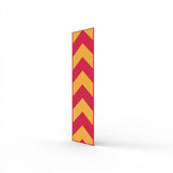 Barrier Group Fold Down Bollard Ref 150 x 740mm Red/Yellow Sticker - Barrier Group - Ramp Champ