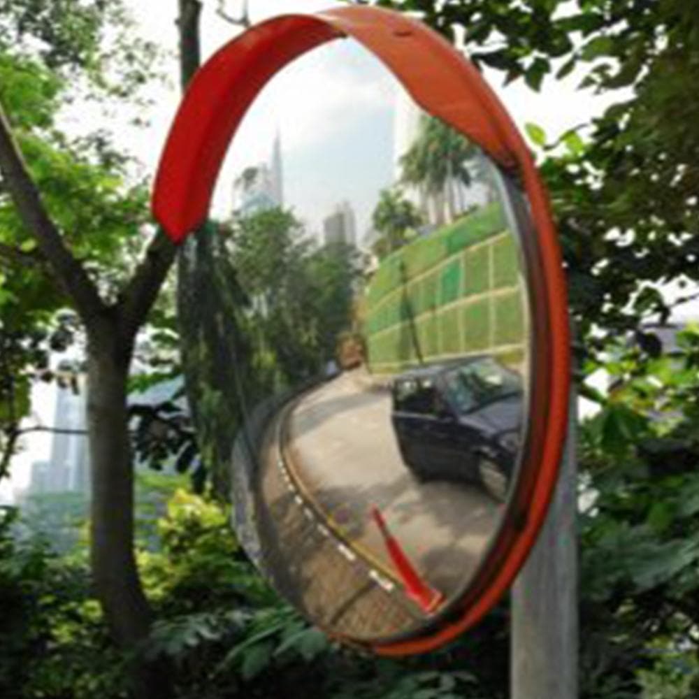 Barrier Group High-Vis Stainless Steel Convex Mirror - Round - Barrier Group - Ramp Champ