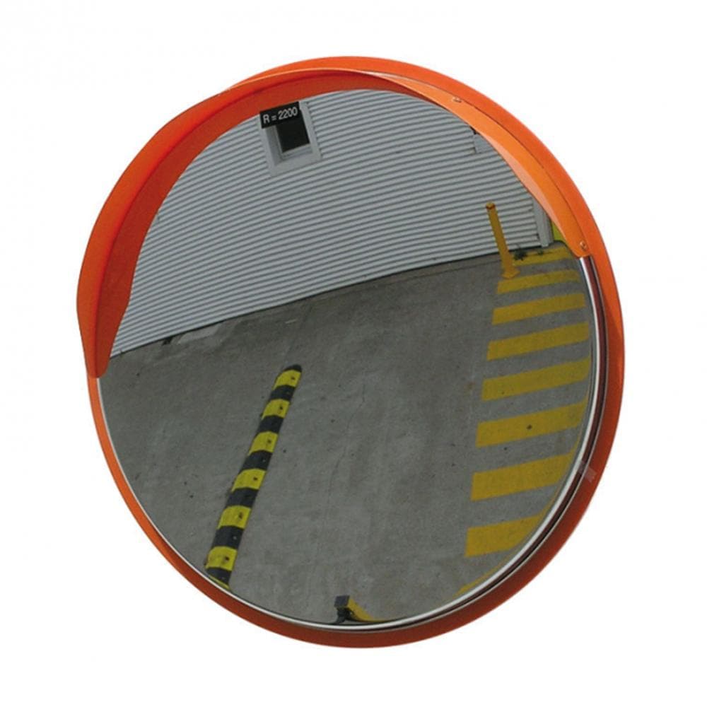 Barrier Group High-Vis Stainless Steel Convex Mirror - Round - Barrier Group - Ramp Champ