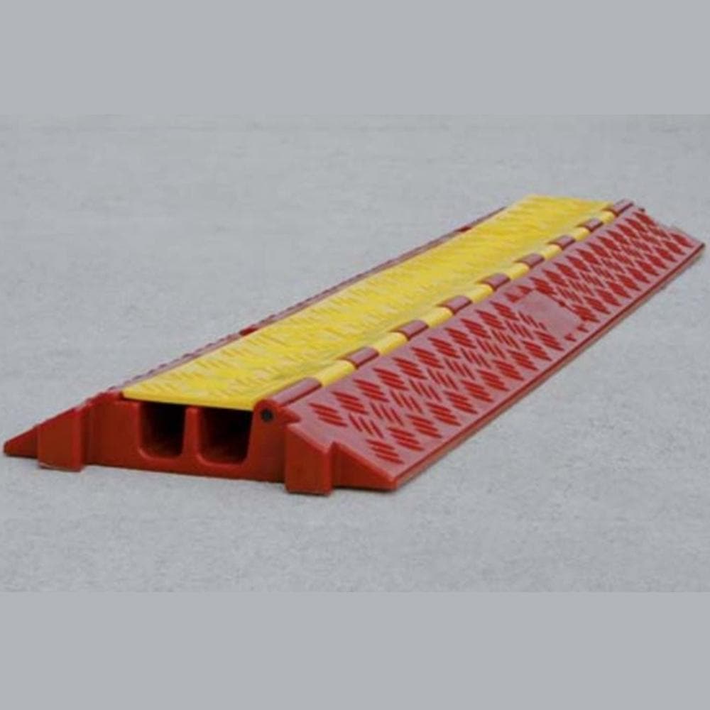 Barrier Group Hinged Lid Polyurethane Cable Protector - 2 Channel - Barrier Group - Ramp Champ