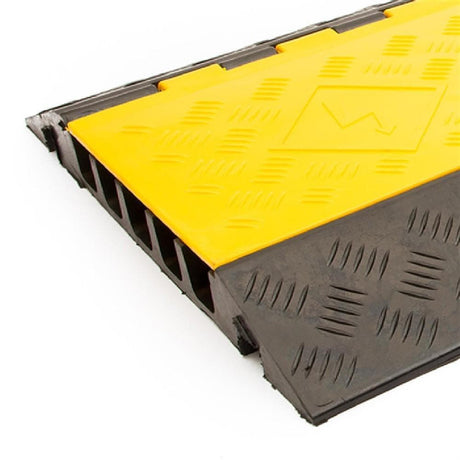 Barrier Group Hinged Lid Rubber Cable Protector - 5 Channel - Barrier Group - Ramp Champ