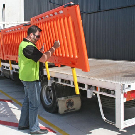 Barrier Group Load-Safe-Q Truck Tray Safety Barrier - Barrier Group - Ramp Champ