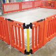 Barrier Group Post-Q Modular Post-Mounted Pedestrian Separation Fence - Barrier Group - Ramp Champ