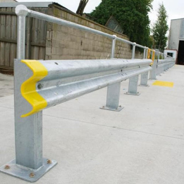 Barrier Group Rail Post for W-Beam Guard Fence – Ramp Champ