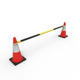 Barrier Group Retractable Cone Bar - 1.2 to 2 Metres - Barrier Group - Ramp Champ