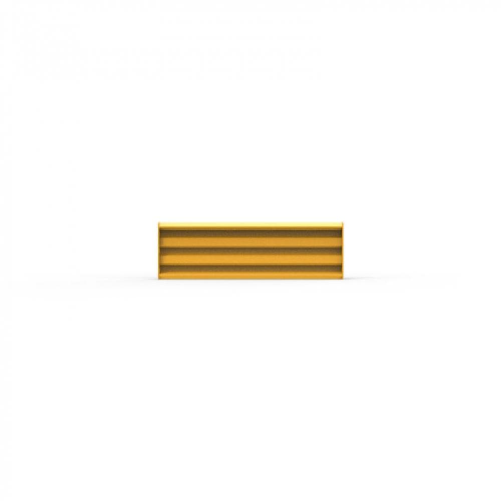 Barrier Group Rib-Rail with Fixings - Powder Coated Safety Yellow - Barrier Group - Ramp Champ