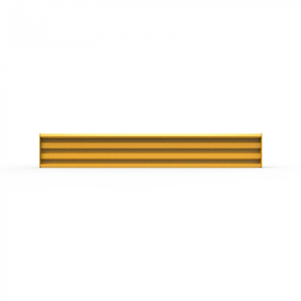 Barrier Group Rib-Rail with Fixings - Powder Coated Safety Yellow - Barrier Group - Ramp Champ