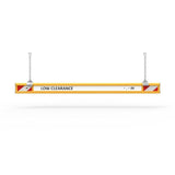 Barrier Group Suspended Height Restriction Bar with Hanger Assemblies - Barrier Group - Ramp Champ