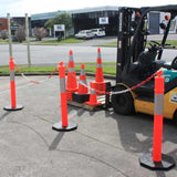 Barrier Group T-Top Plastic Bollard & Base - Barrier Group - Ramp Champ