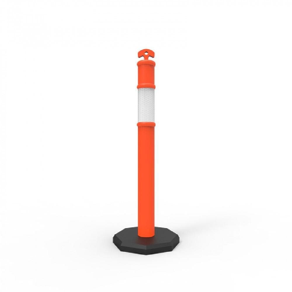 Barrier Group T-Top Plastic Bollard & Base - Barrier Group - Ramp Champ