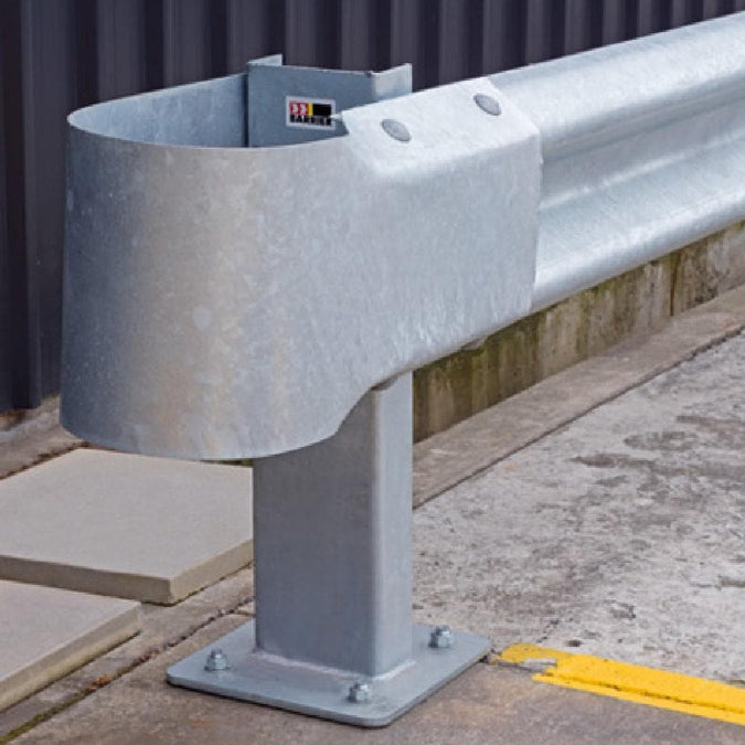 Basment Ramp Guard Barrier Group W-Beam Guard Fence – Ramp Champ