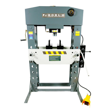 Borum Workshop Equipment Borum Industrial Air/Hydraulic Workshop Press, 100-Tonne Capacity