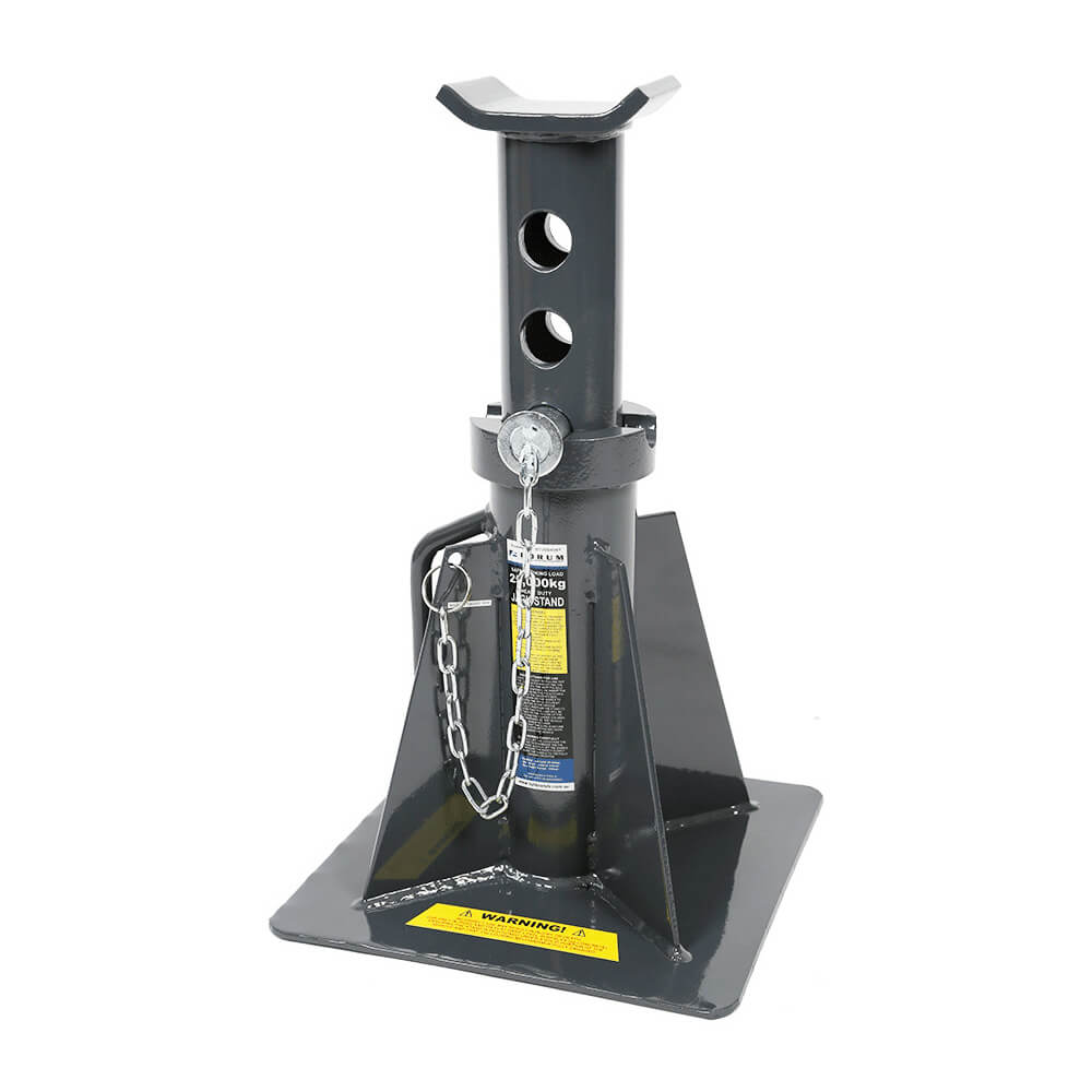 Borum Workshop Equipment Borum Industrial Pin-Style Short Jack Stand, 25 Tonne Capacity