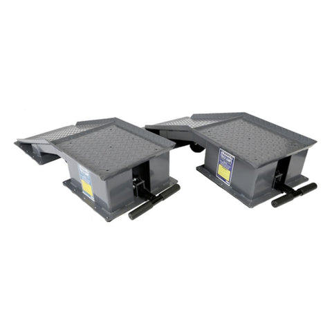 Borum 20-Tonne Steel Portable Truck/Forklift Maintenance Ramps – Ramp Champ