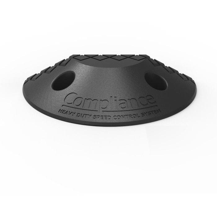 Barrier Group Traffic Control & Parking Equipment 180mm radius black end (pair) Barrier Group Slo-Motion Compliance Polyethylene Speed Hump