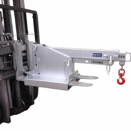 DHE 2.5-Tonne Incline Jib Lifting Crane Forklift Attachment - DHE - Ramp Champ
