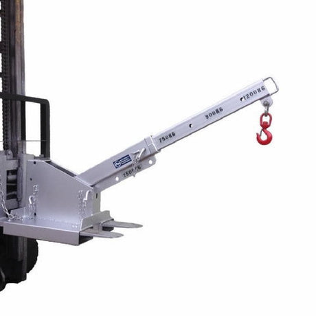 DHE 2.5-Tonne Incline Jib Lifting Crane Forklift Attachment - DHE - Ramp Champ