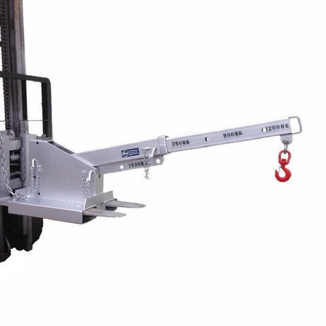 DHE 2.5-Tonne Incline Jib Lifting Crane Forklift Attachment - DHE - Ramp Champ