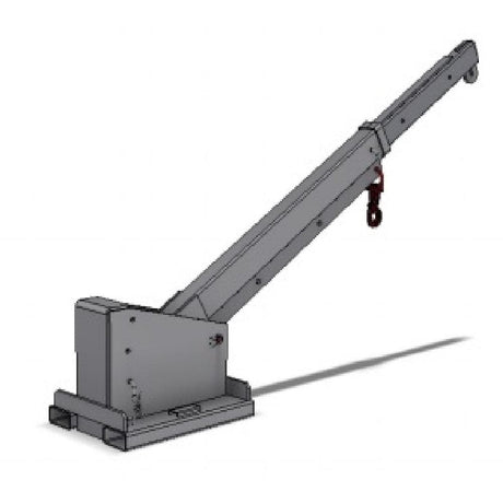 DHE 2.5-Tonne Incline Jib Lifting Crane Forklift Attachment - DHE - Ramp Champ
